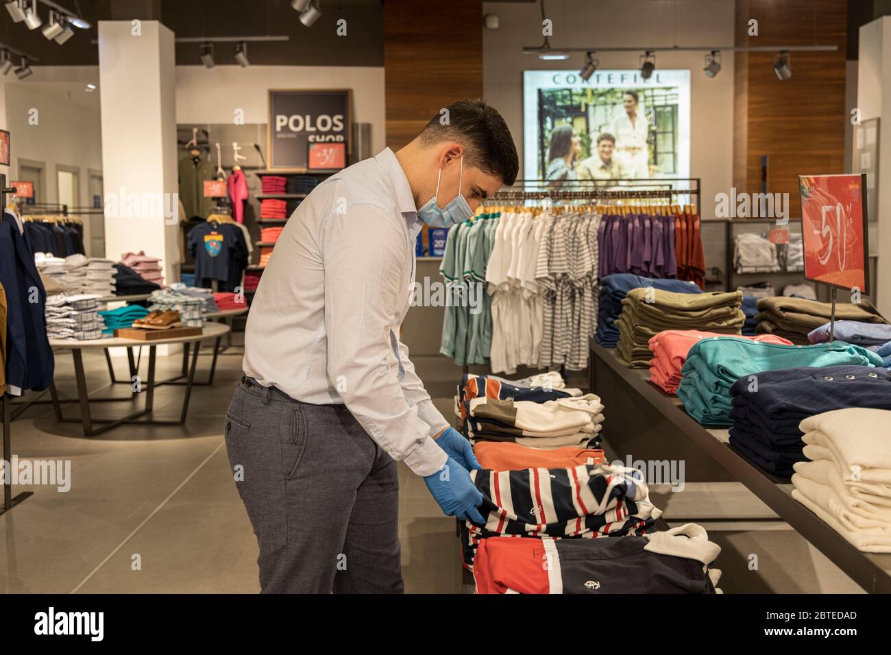 Two staff masks hires stock photography and images Alamy