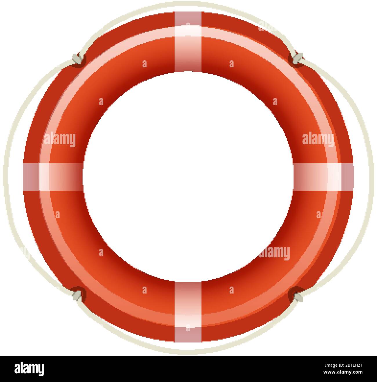 Safety ring on white background illustration Stock Vector Image & Art