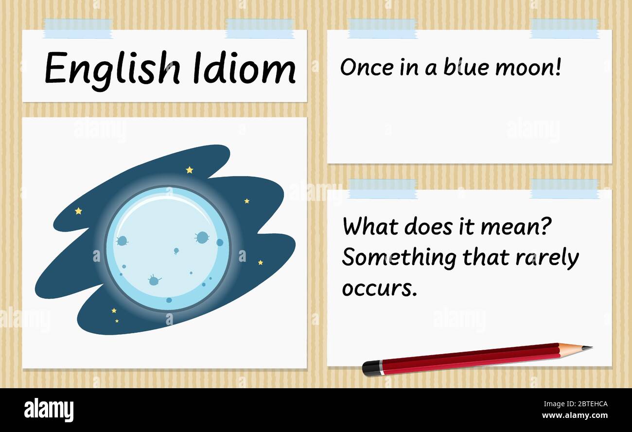 English Idiom Break the Ice Template Stock Vector - Illustration