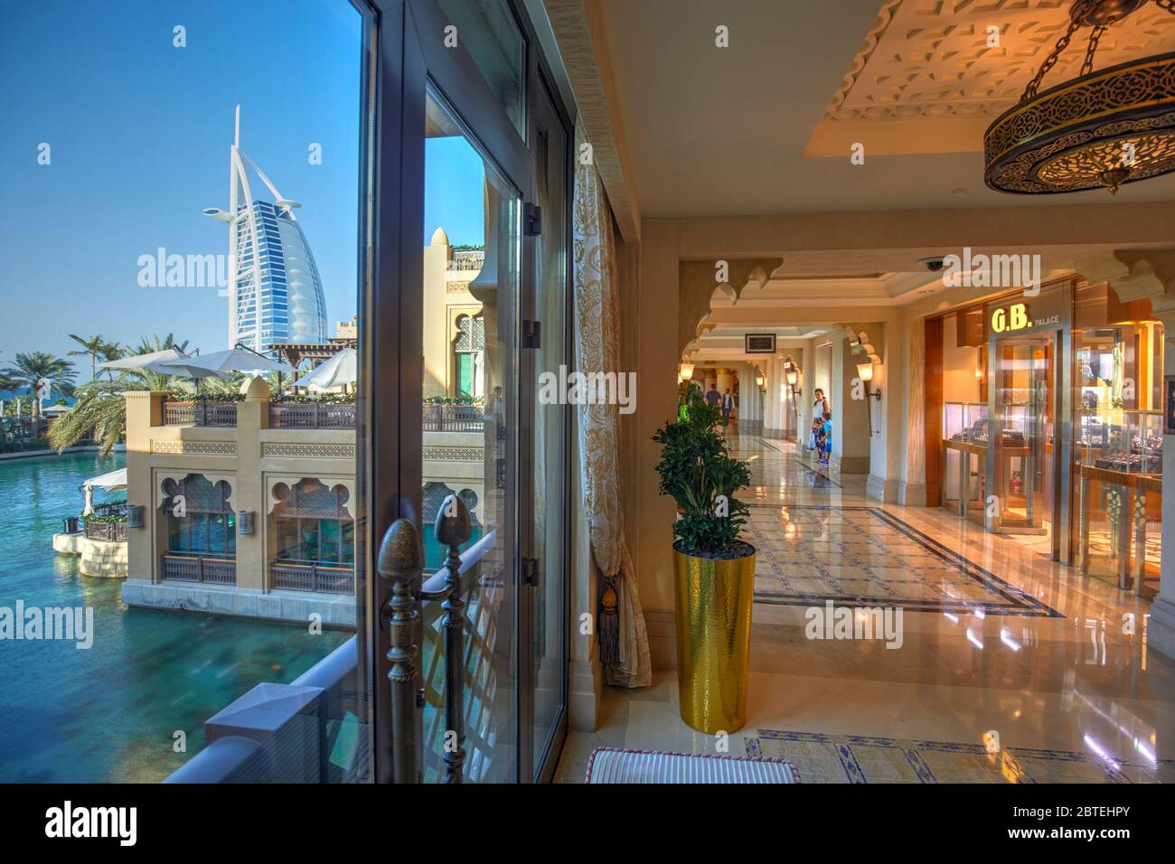 Al Arab hotel in Jumeirah, Dubai, United Arab Emirates Stock Photo