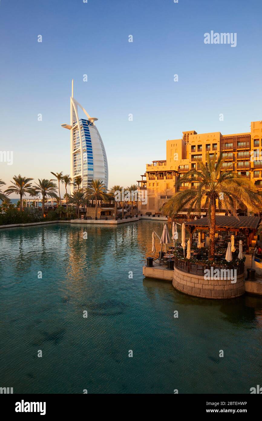 Al Arab hotel in Jumeirah, Dubai, United Arab Emirates Stock Photo