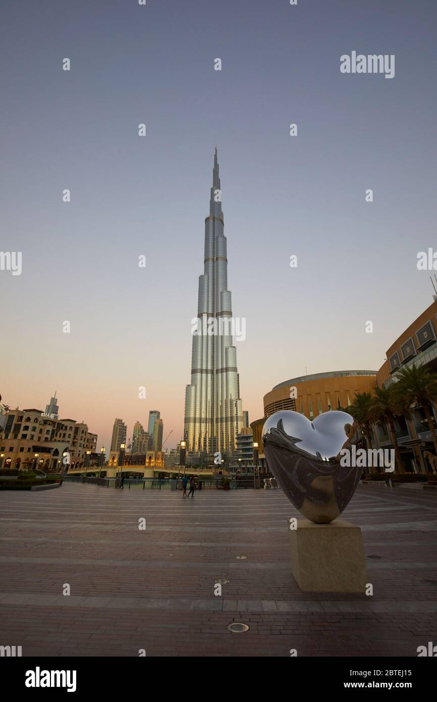 Burj Khalifa, Dubai, United Arab Emirates Stock Photo