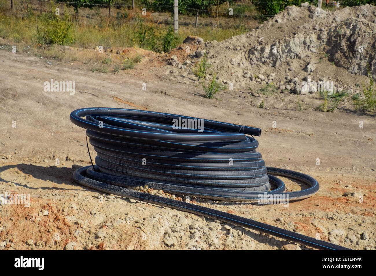 Plastic drain pipe underground hi-res stock photography and images - Alamy