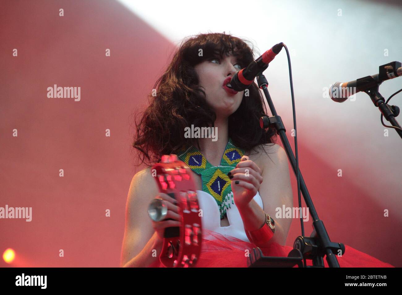 kimbraRIO DE JANEIRO, 15.09.2013: Kimbra performs at the Sunset Stage of Rock in Rio V in Rio de Janeiro (Néstor J. Beremblum / Alamy News) Stock Photo