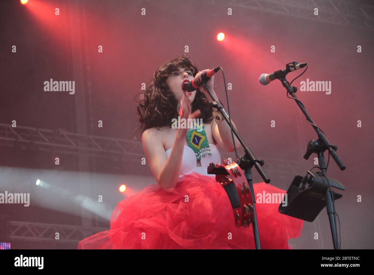 kimbraRIO DE JANEIRO, 15.09.2013: Kimbra performs at the Sunset Stage of Rock in Rio V in Rio de Janeiro (Néstor J. Beremblum / Alamy News) Stock Photo