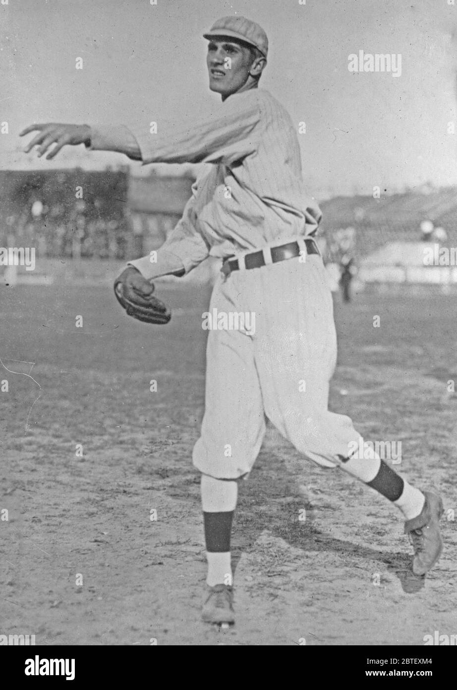 Ben Van Dyke, Boston AL ca. 1912 Stock Photo Alamy