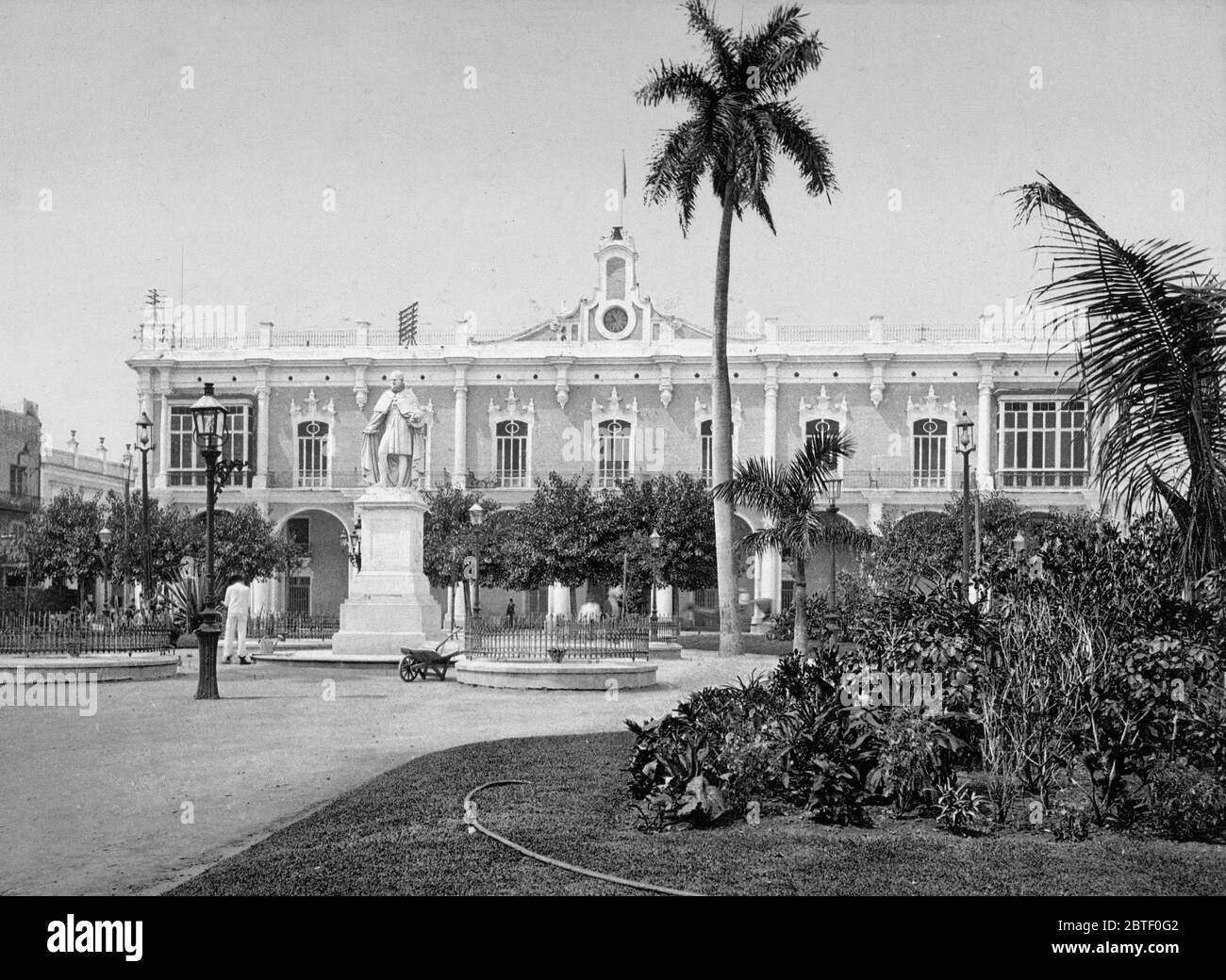 Palacio del Gobierno General, Havana Cuba ca. 1900 Stock Photo