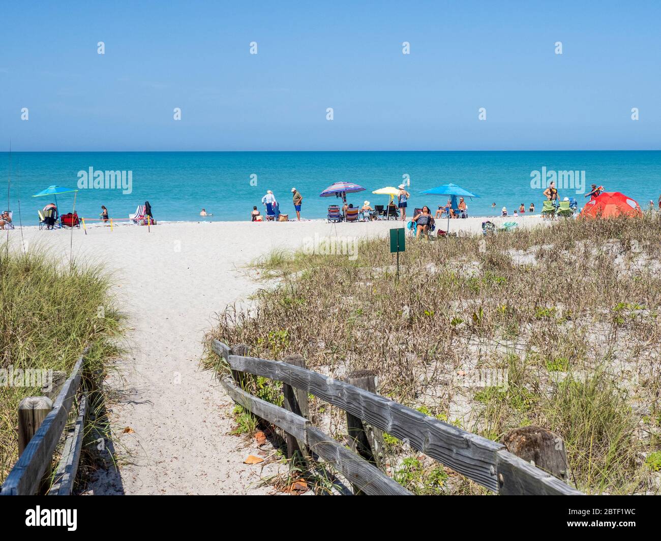 Manasota Beach on Manasota Key on the Gulf of Mexico in Englewood ...