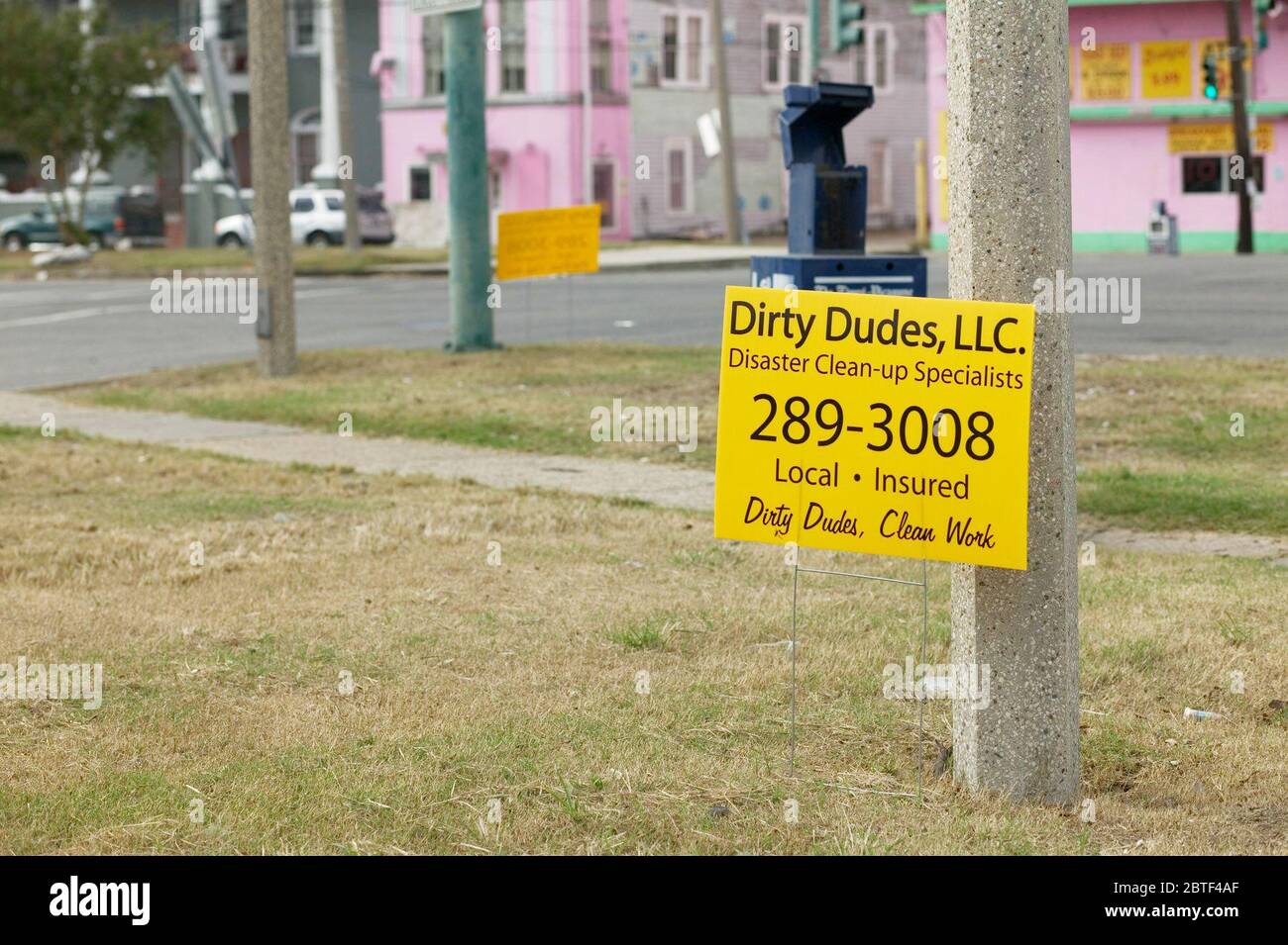 Hurricane Katrina Aftermath -Rebuilding Stock Photo - Alamy