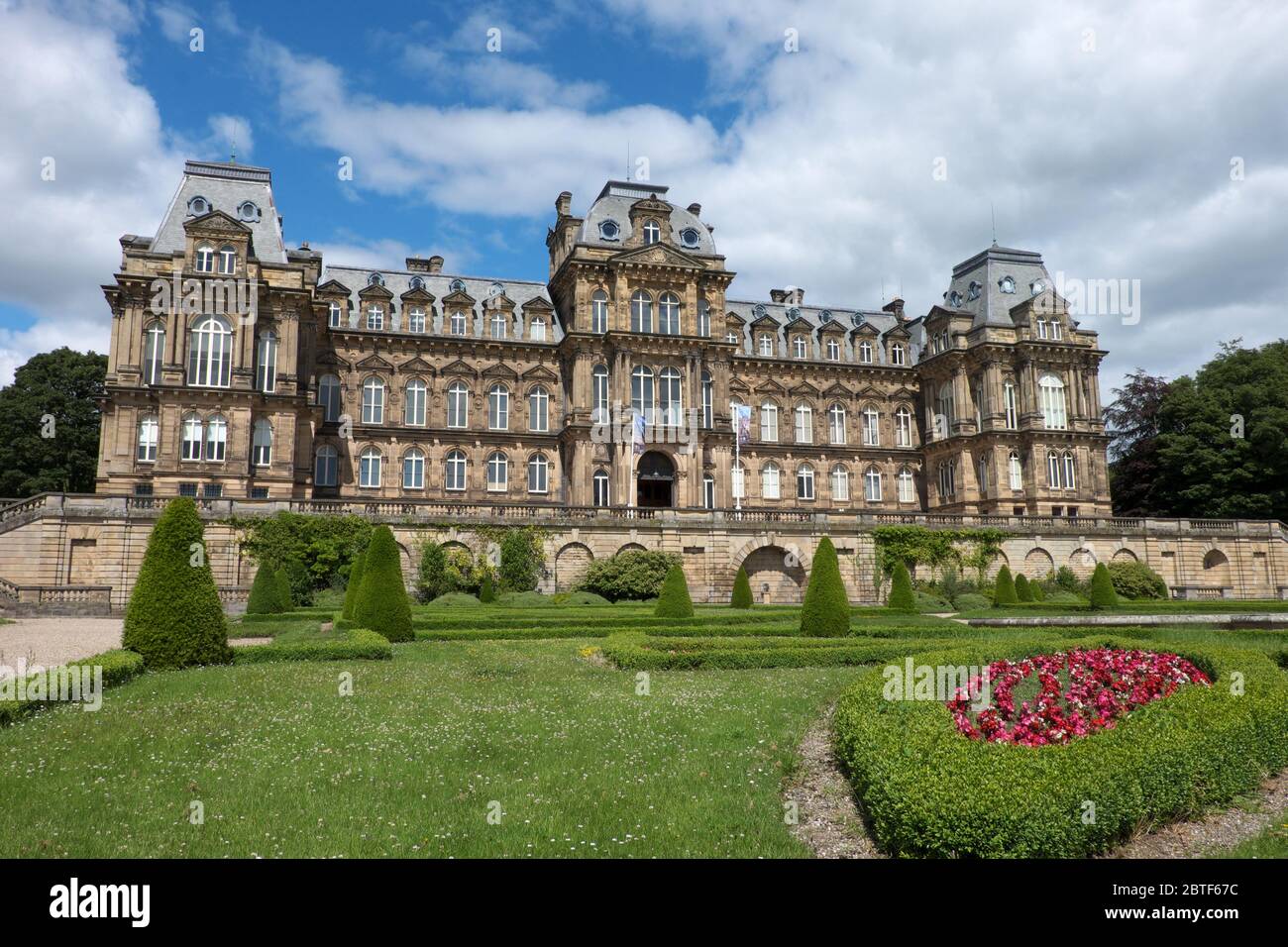 The Bowes Museum is one of the top visitor attractions in Barnard Castle, County Durham Stock Photo