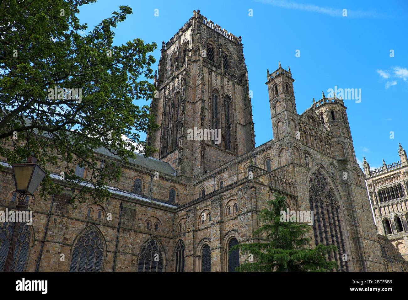 Durham Cathedral is part of the Durham World Heritage Site in the north-east of England Stock Photo