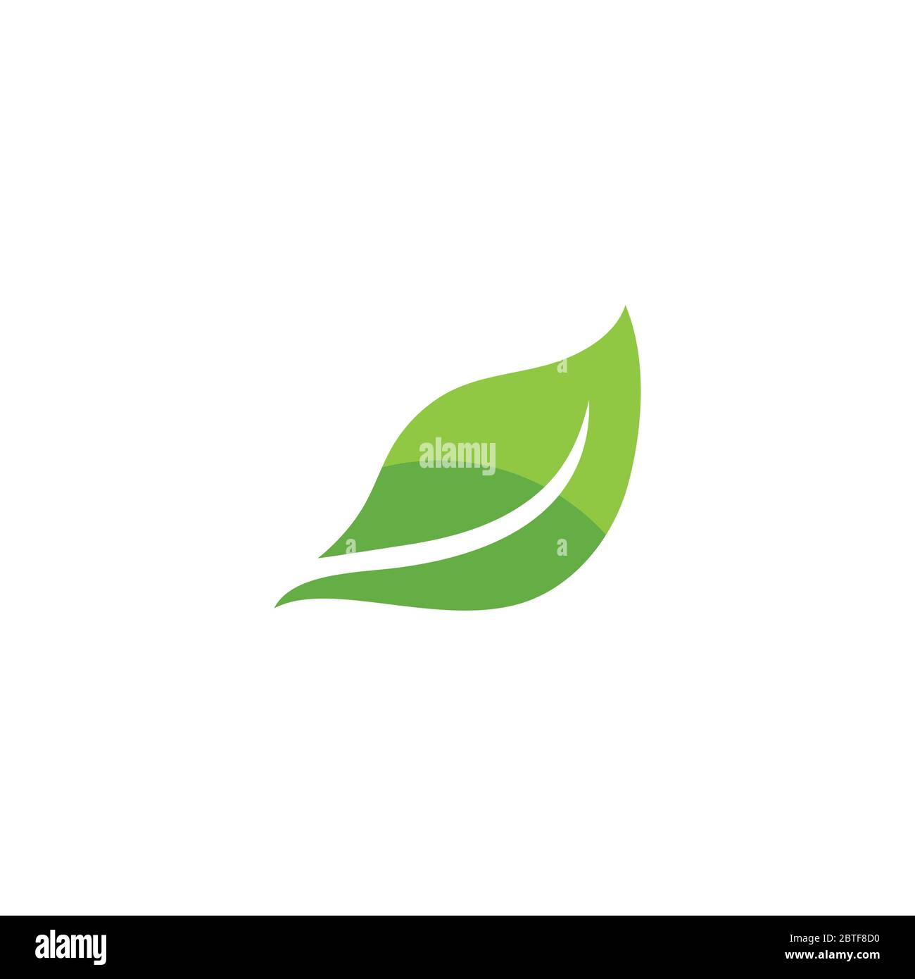 Leaf green nature logo vector Stock Vector Image & Art - Alamy