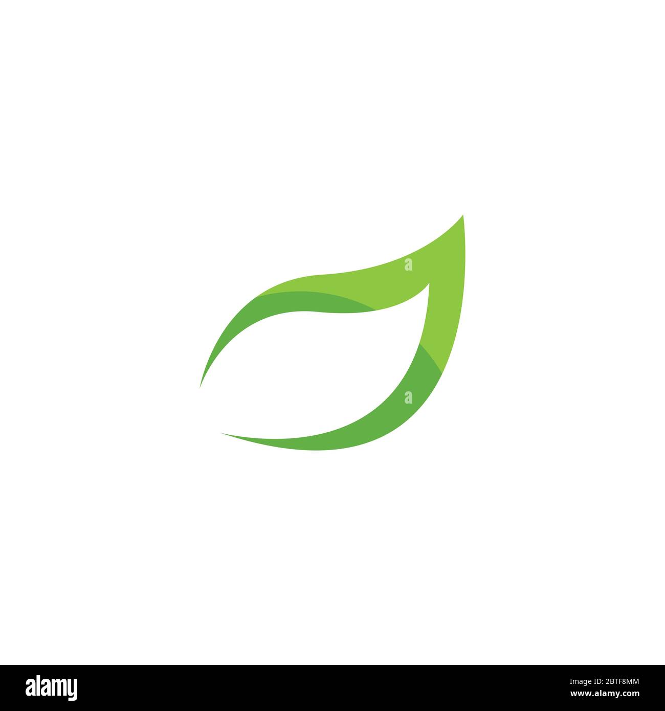 Leaf green nature logo vector Stock Vector Image & Art - Alamy