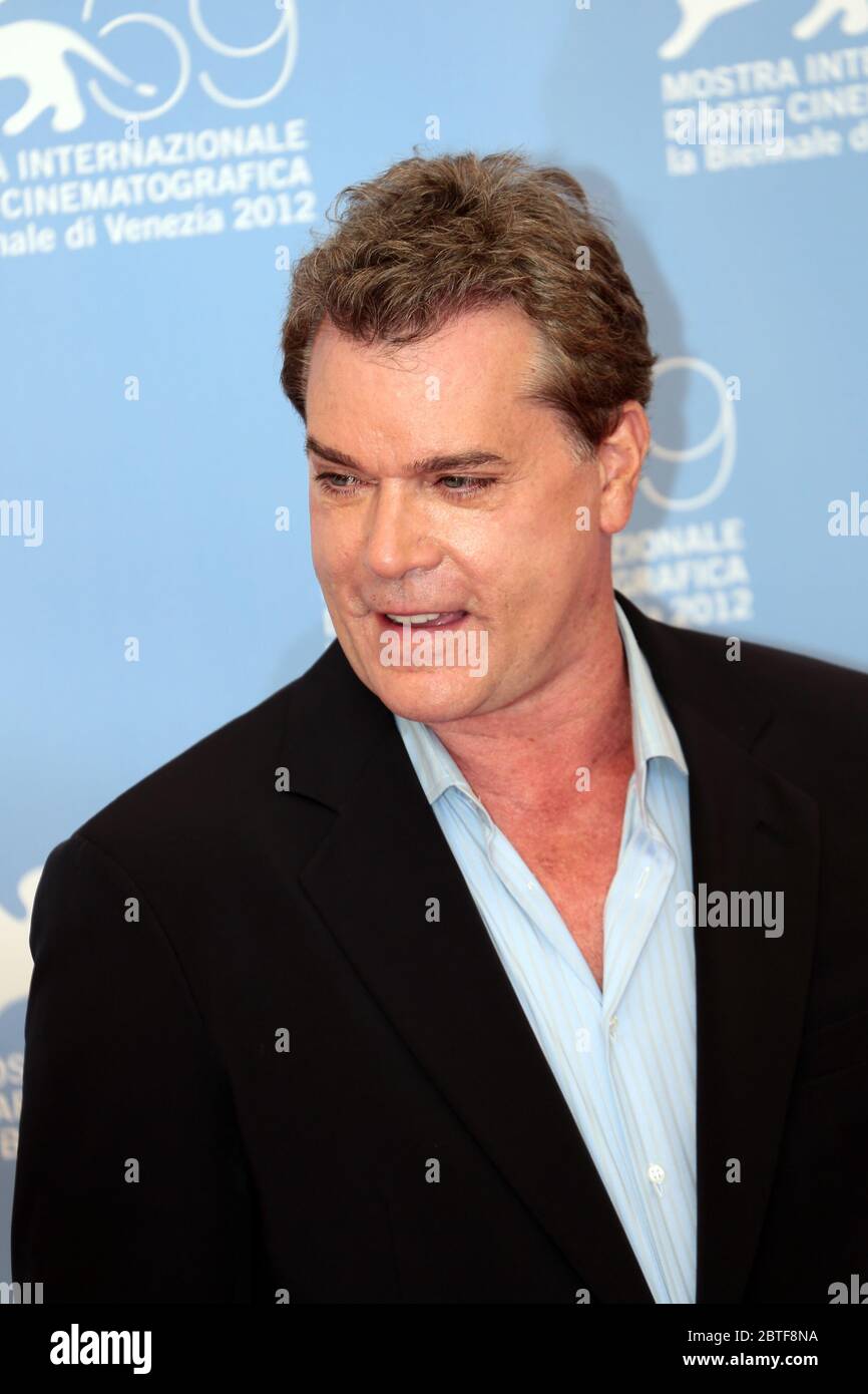 VENICE, ITALY - AUGUST 30:  Ray Liotta attends "The Iceman" Photocall during the 69th Venice Film Festival on August 30, 2012 in Venice, Italy Stock Photo