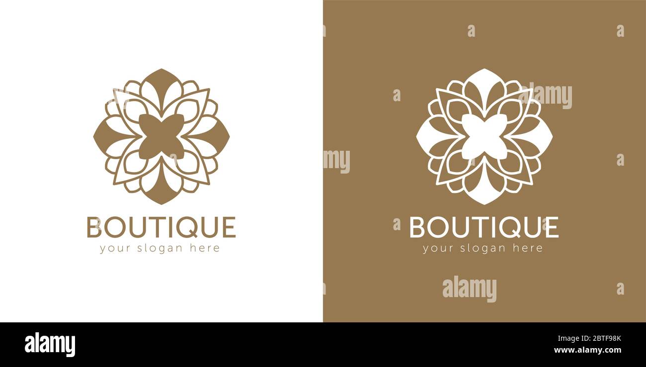 Crests logo. luxury logo set design for hotel ,real estate ,spa, fashion  brand identity Premium Vector