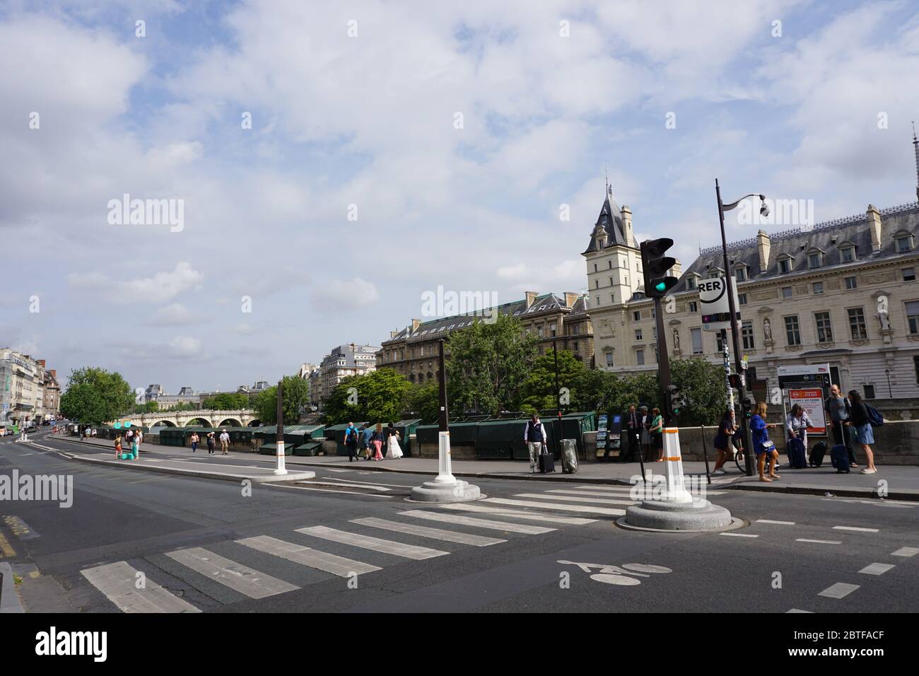 Streets of Paris Stock Photo