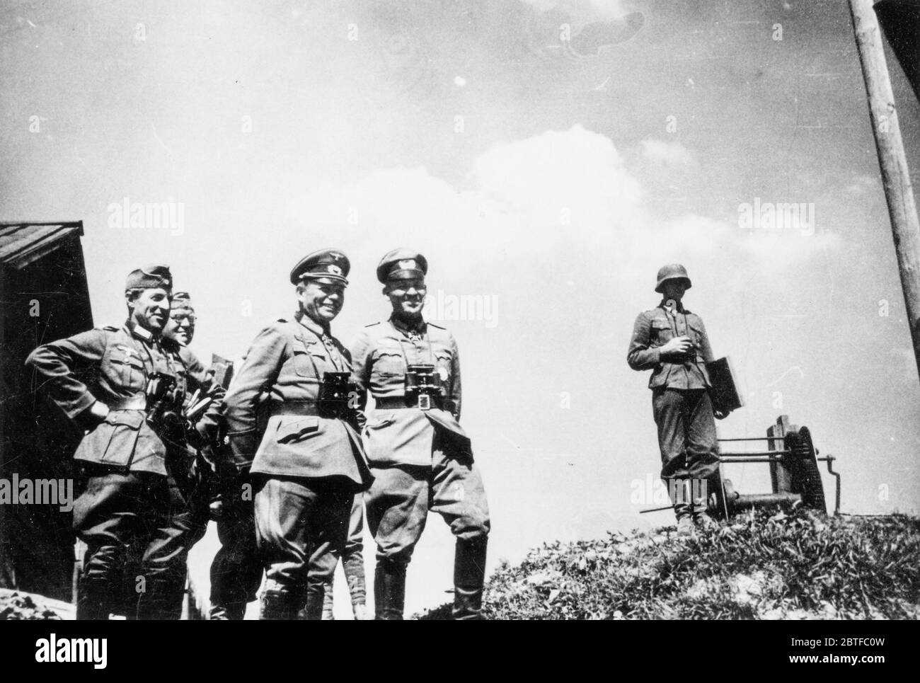 Heinz Guderian  Operation Barbarossa - German Invasion of Russia, 1941 - 15th Infantary Division of the Thuringia-Kurhessen Division Stock Photo