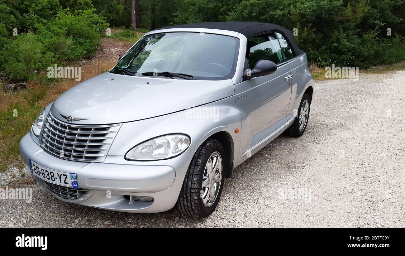 Bordeaux , Aquitaine / France - 05 05 2020 : Chrysler PT Cruiser convertible vintage retro car Stock Photo