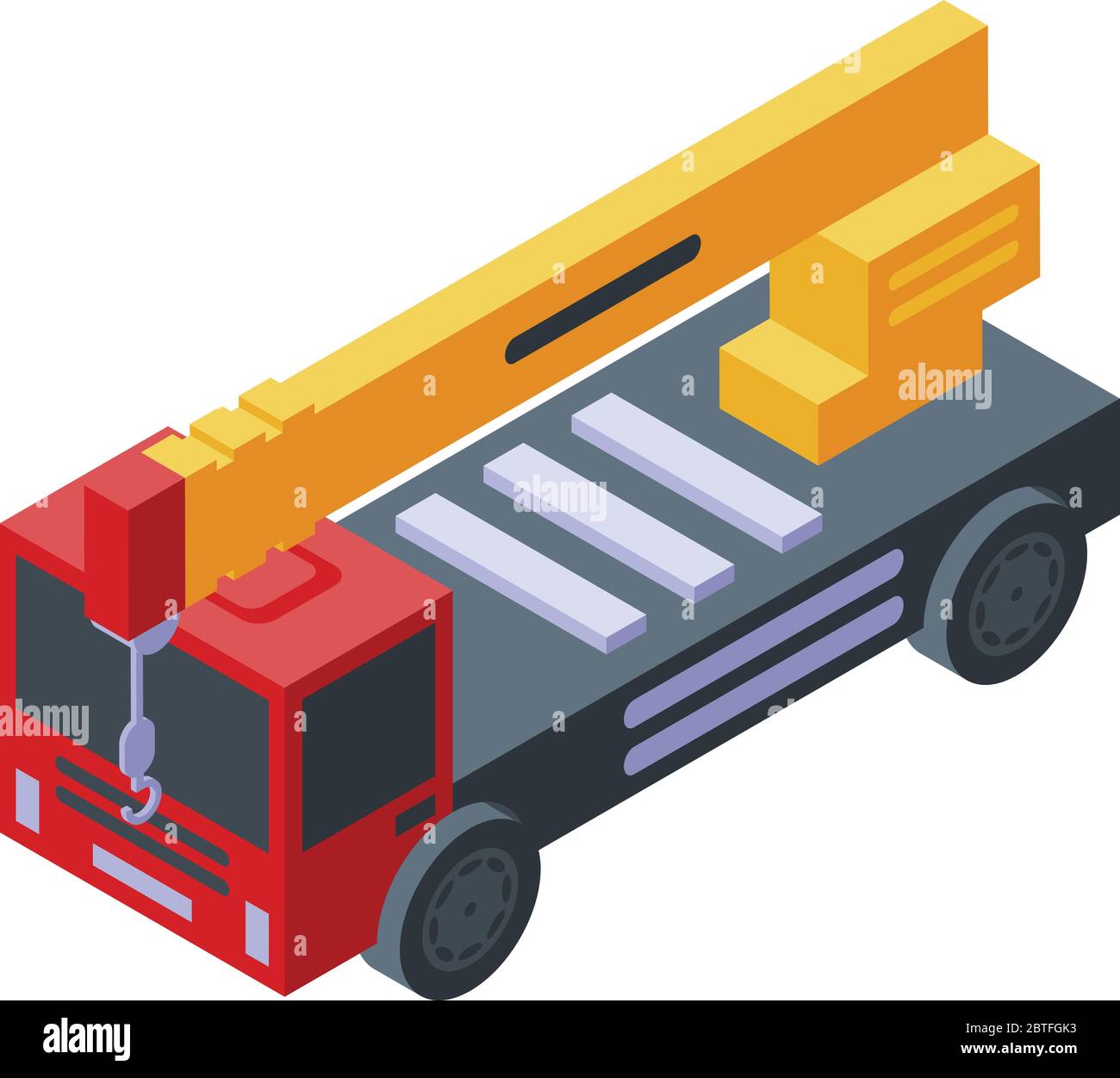 Big truck crane icon, isometric style Stock Vector Image & Art - Alamy