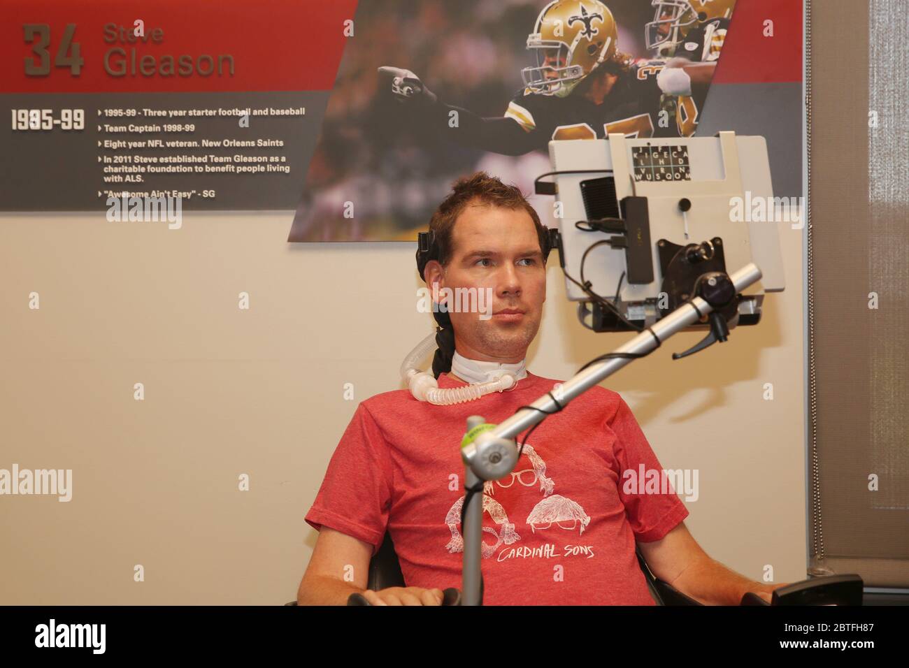 New orleans saints steve gleason hi-res stock photography and