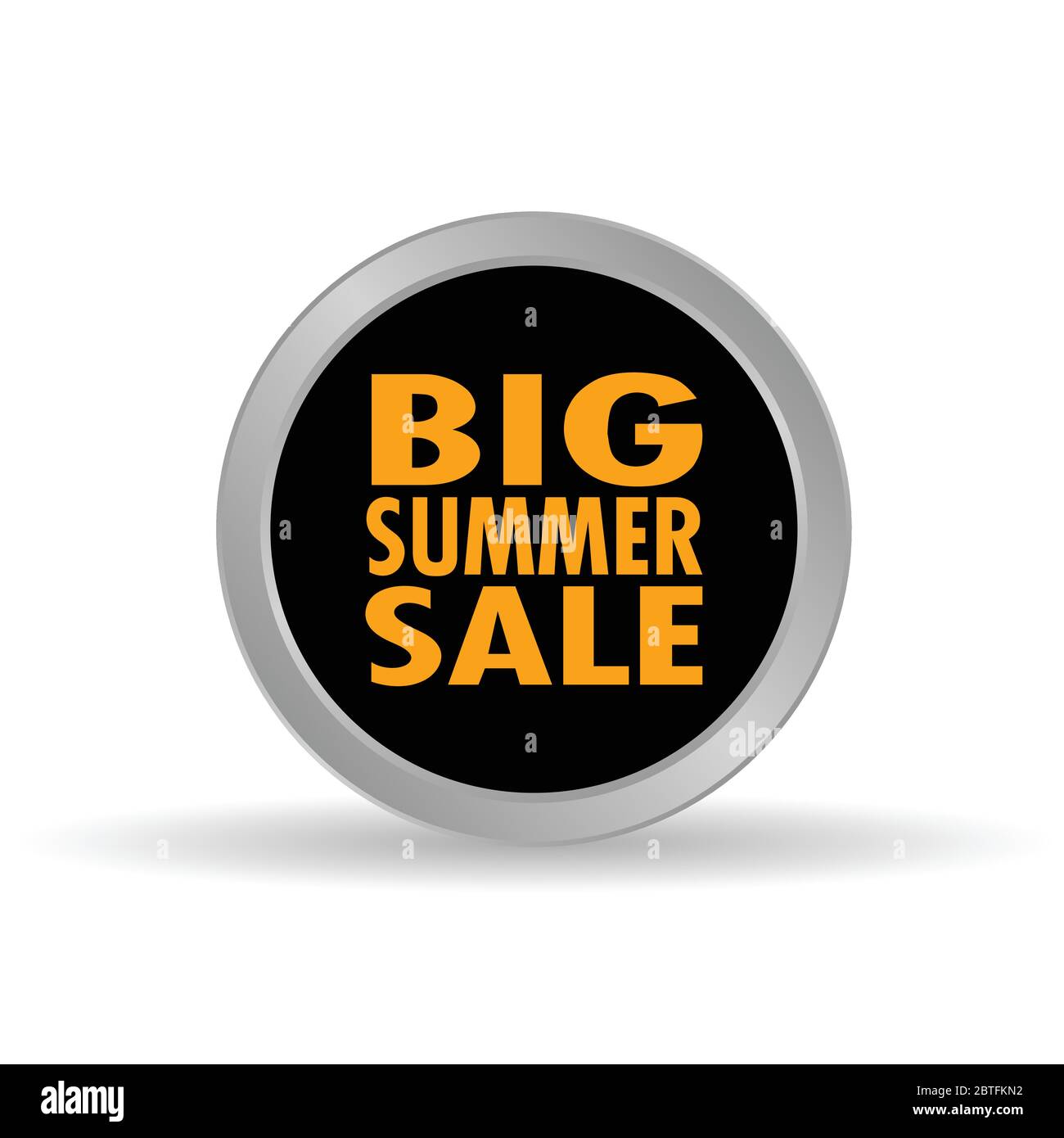 big summer sale icon vector illustration Stock Vector