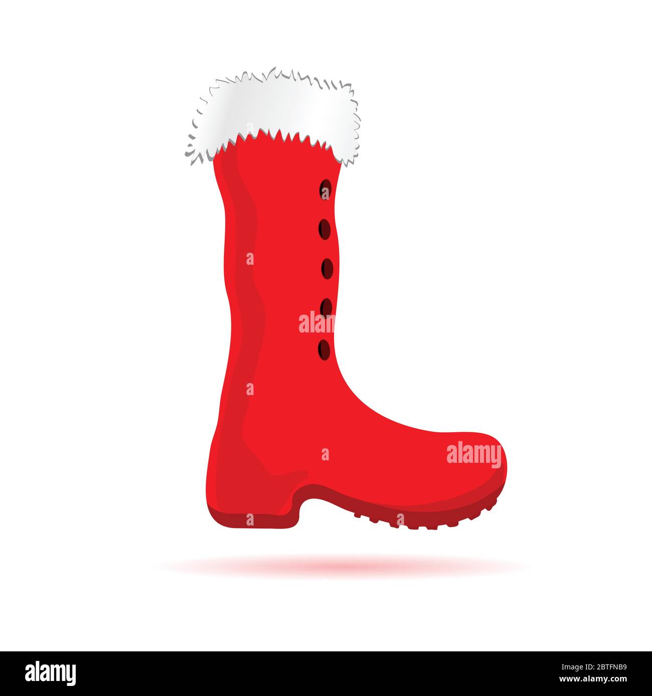 christmas red boots vector illustration Stock Vector Image & Art Alamy
