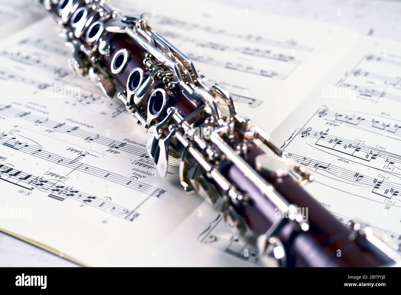 close up on music notes Stock Photo Alamy