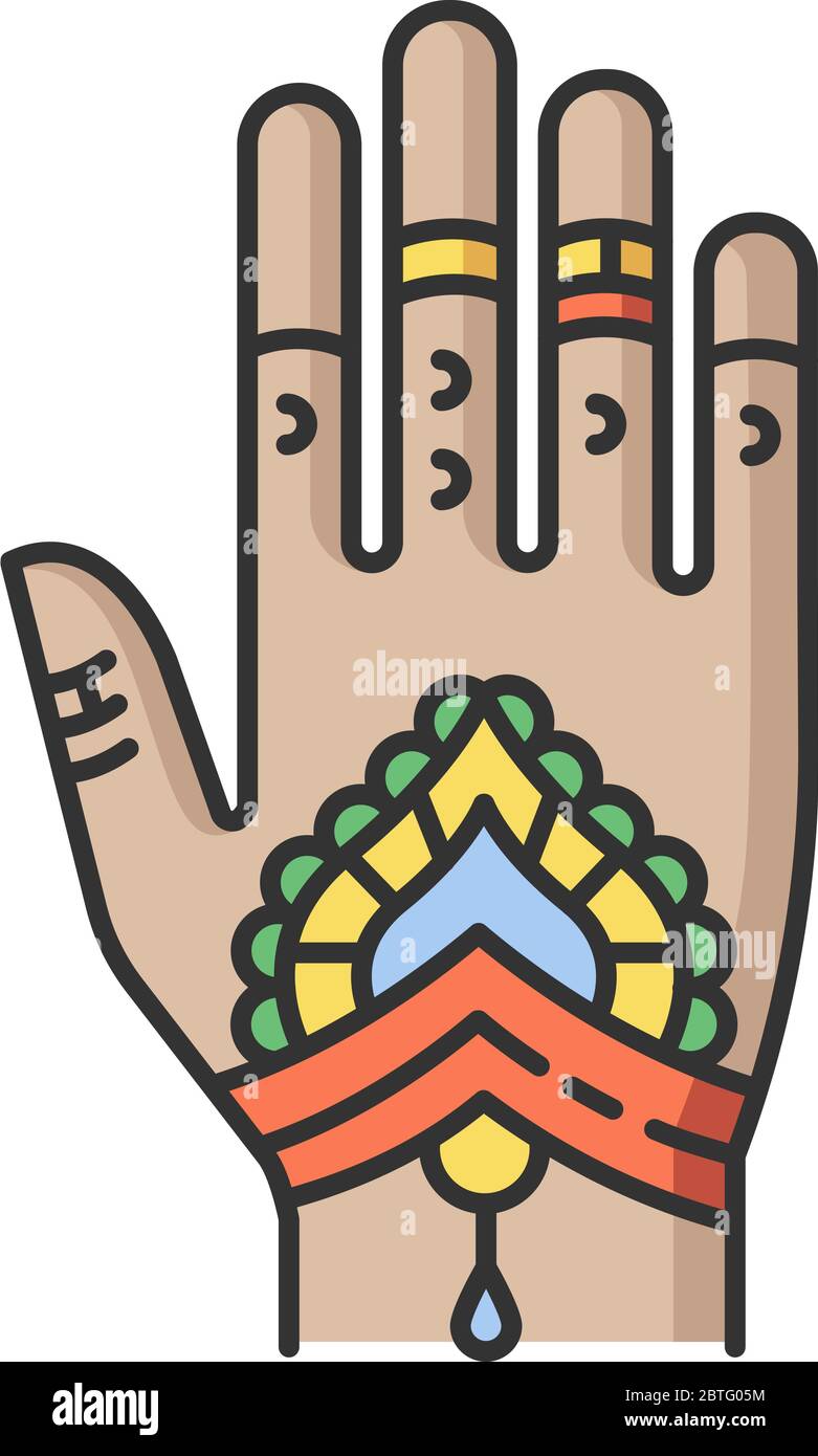 Indian wedding ceremony bangle Stock Vector Images - Alamy