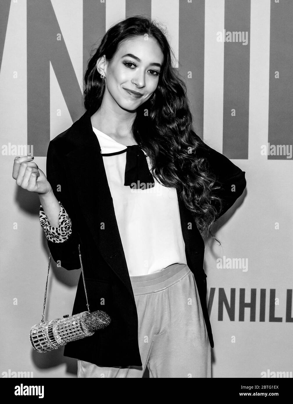 New York, NY - Feb 12, 2020: Sasha Anne attends the premiere of