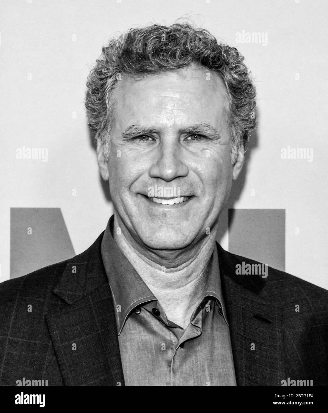 New York, NY - Feb 12, 2020: Will Ferrell attends the premiere of "Downhill" at SVA Theater. Stock Photo