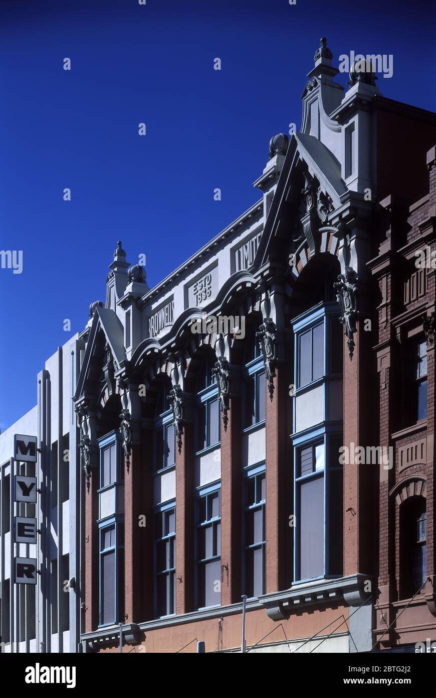 Myer's Department Store, Hobart, Tasmania, Australia Stock Photo Alamy