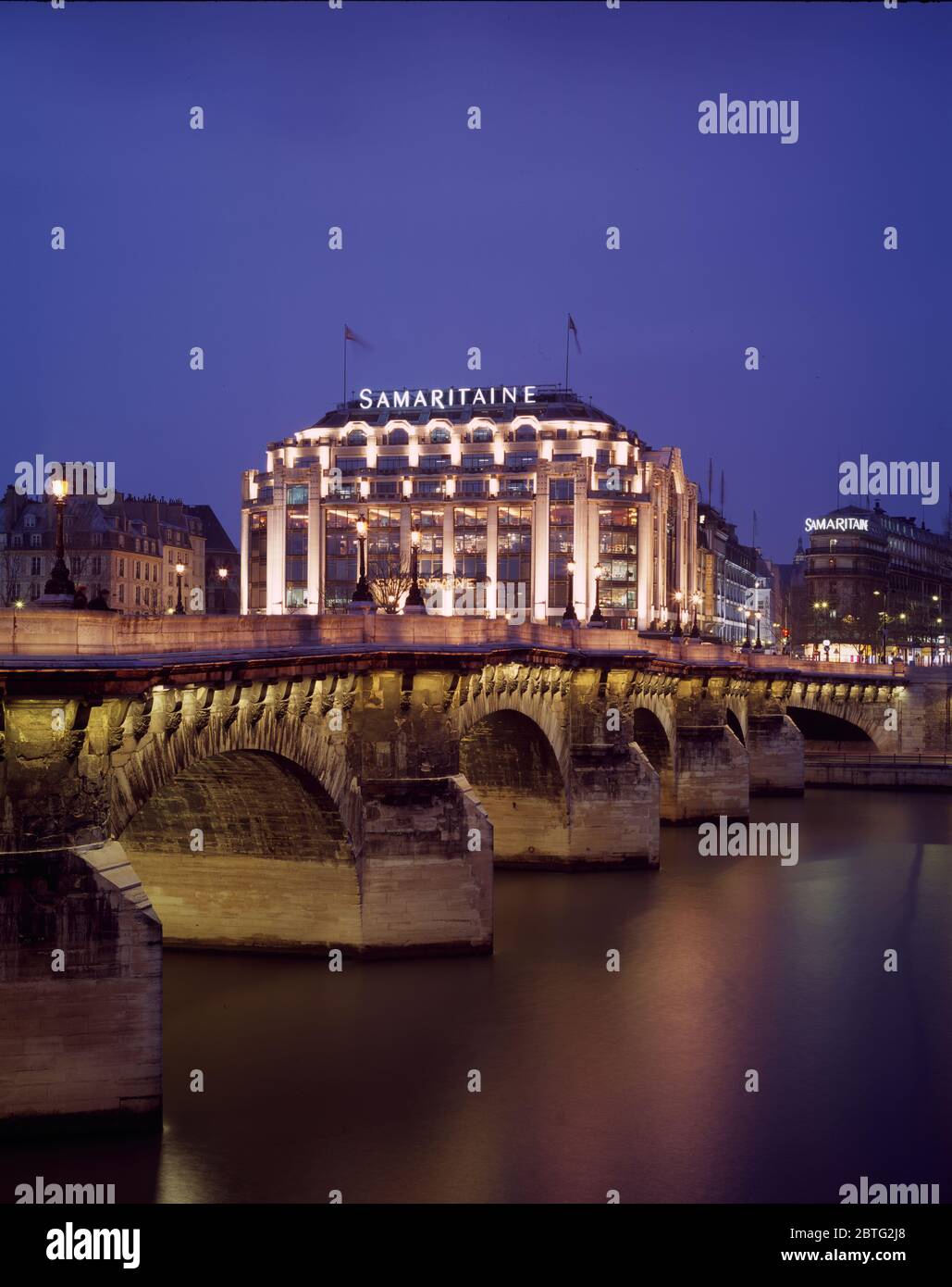 La Samaritaine department stores', Pont-Neuf, Paris, France Stock Photo