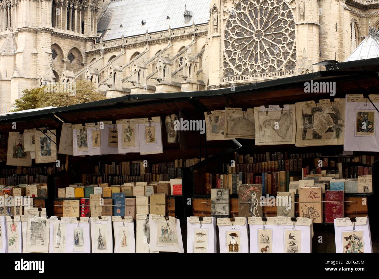 Book Market, Notre Dame, Paris, France Stock Photo Alamy