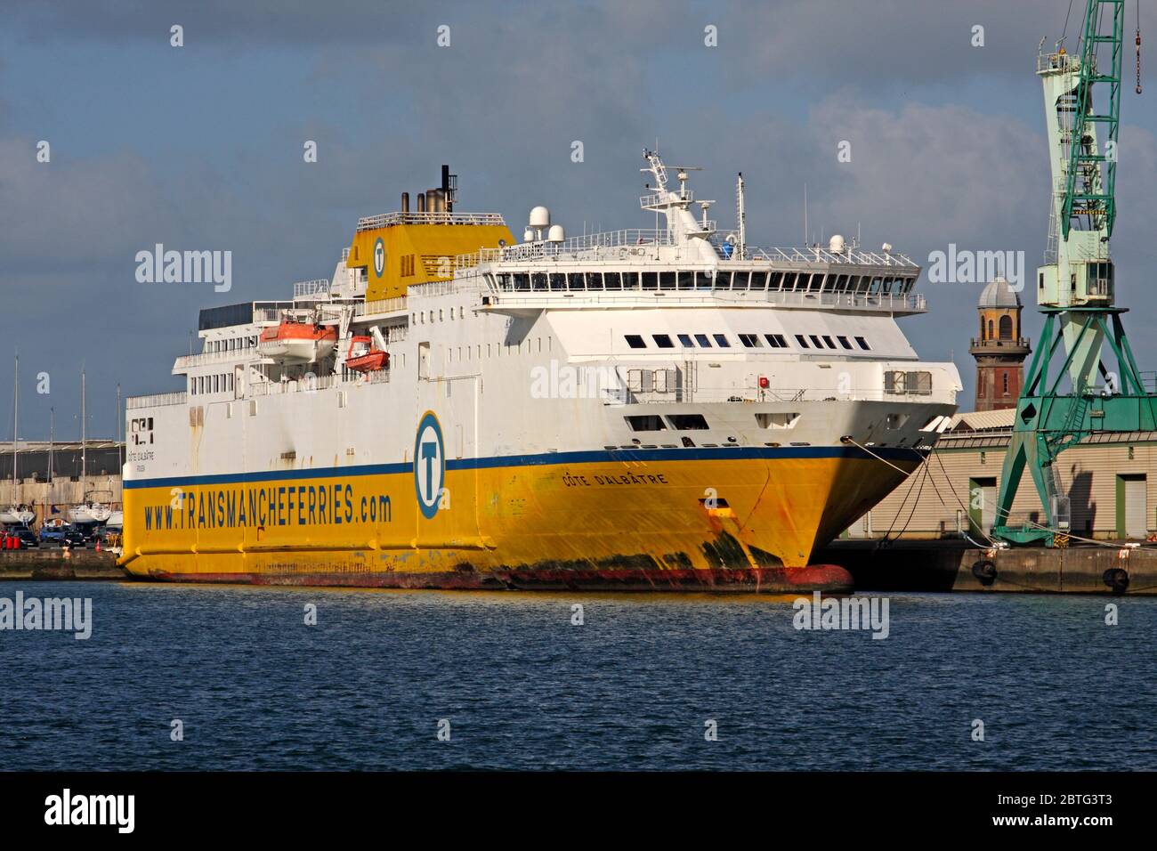 COTE D’ALBATRE, ferry, Le Havre, Normandy, France Stock Photo - Alamy