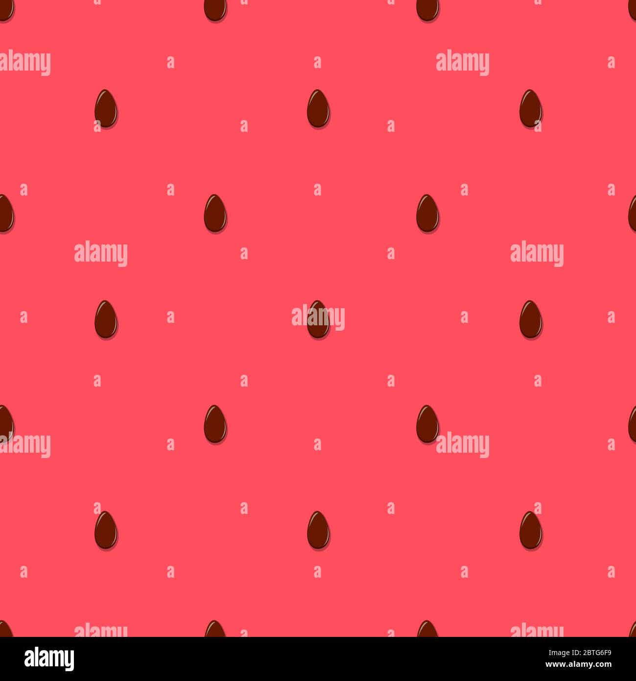 Watermelon Seamless Pattern Background Vector Illustration Stock Vector