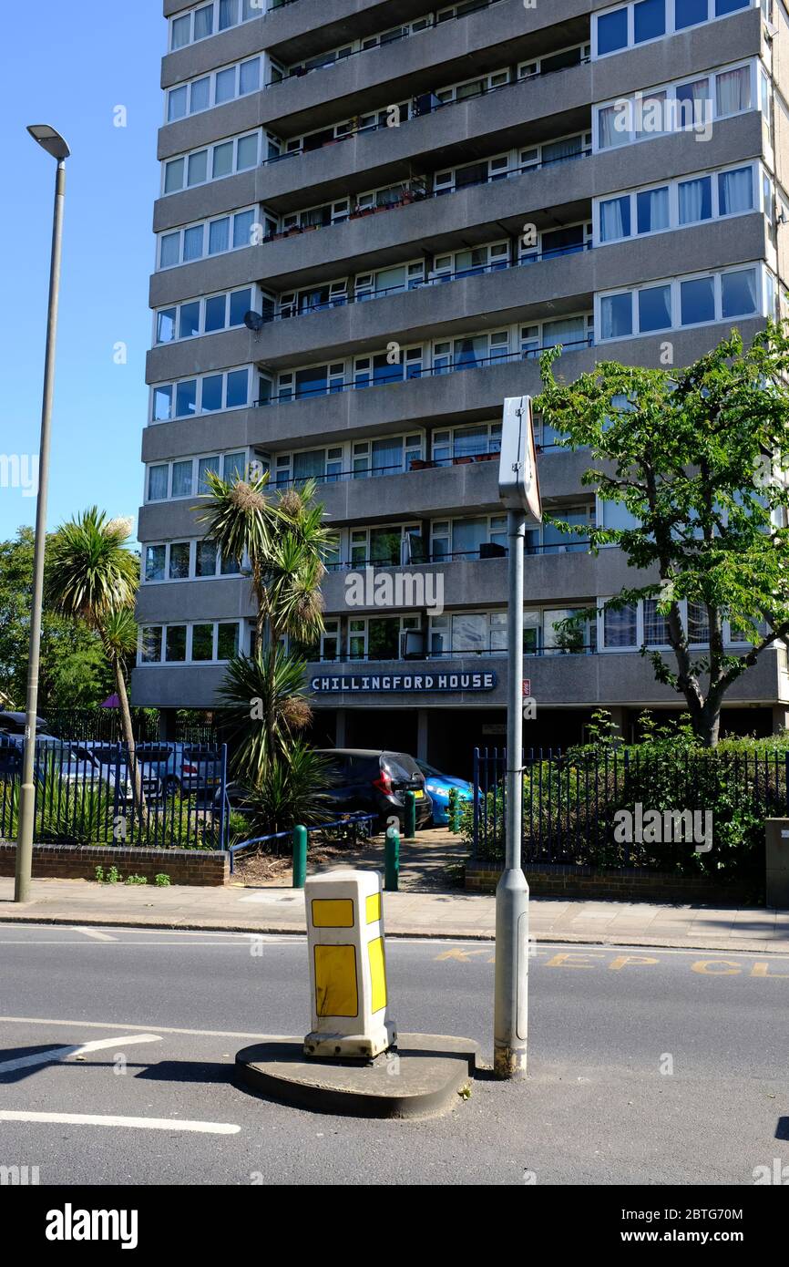 Chillingford House Flats, Blackshaw road, Tooting London Stock Photo Alamy