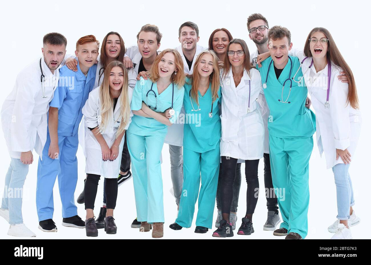Top view group doctors hi-res stock photography and images - Alamy
