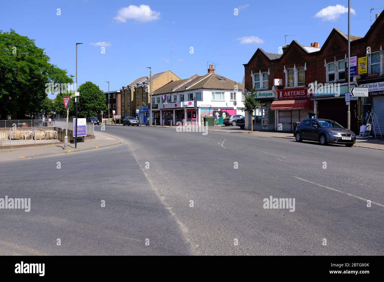 Garratt Lane, Tooting/wimbledon border, London Stock Photo Alamy