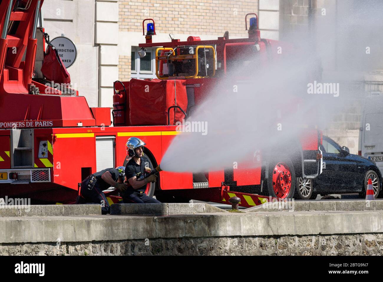 Parked Fire Truck High Resolution Stock Photography and Images - Alamy
