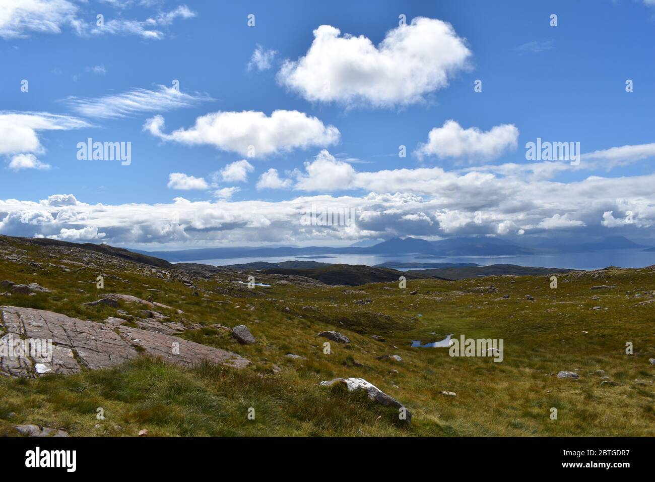 Beautiful Views across Scotland's west coast Stock Photo