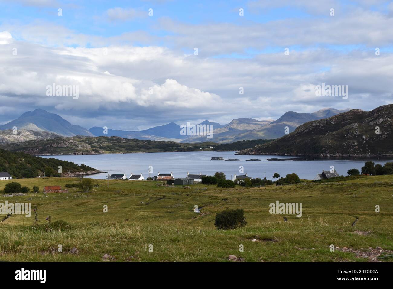 Beautiful Views across Scotland's west coast Stock Photo