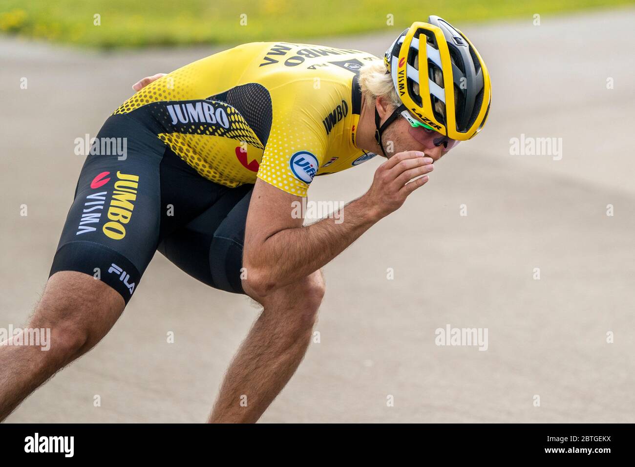 WOLVEGA, NETHERLANDS - MAY 20: Kai Verbij seen during the training session  of Jumbo Visma speed skating team on May 20, 2020 in Wolvega, The  Netherlands Stock Photo - Alamy