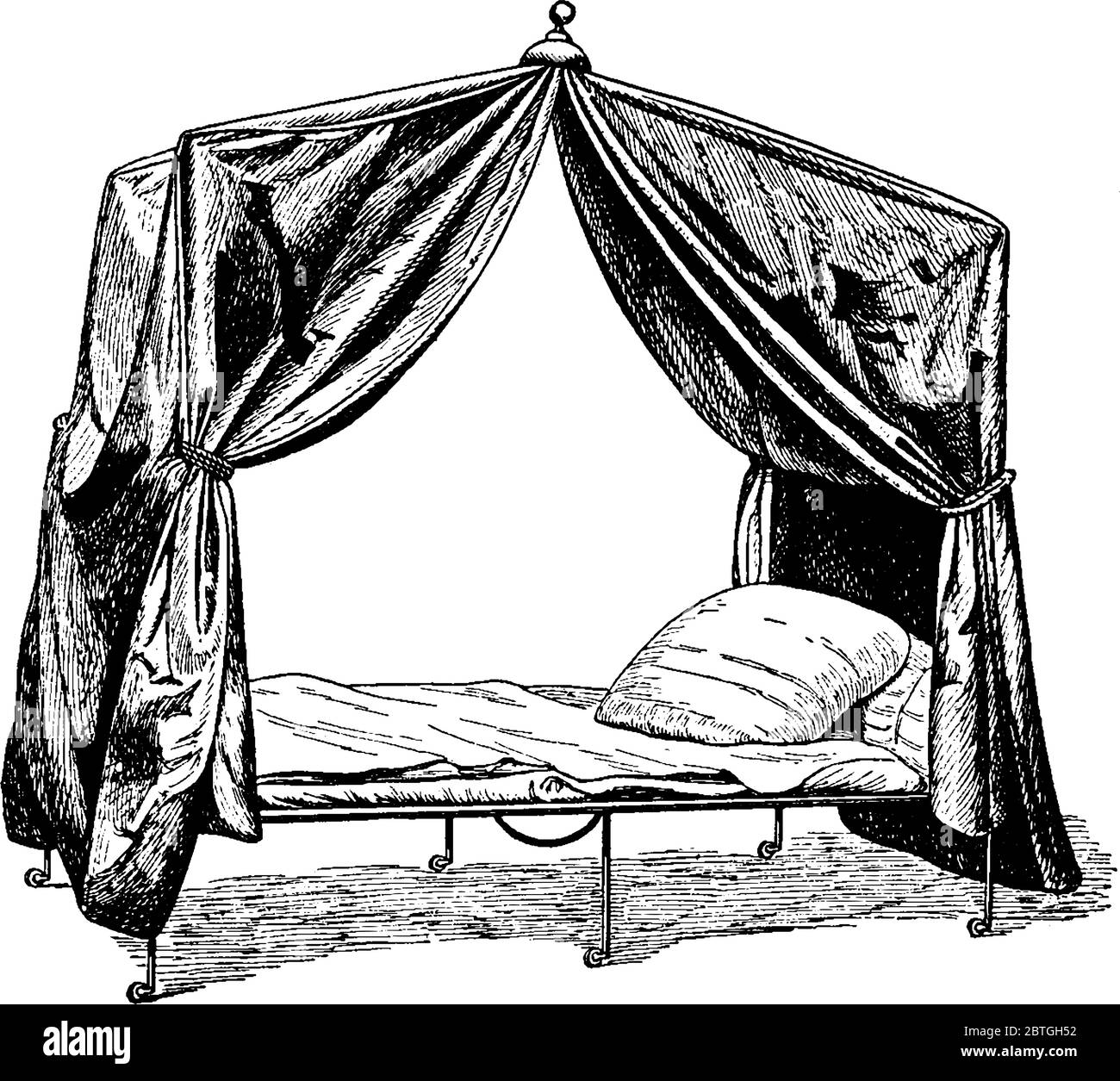 Camp bed napoleon Stock Vector Images Alamy