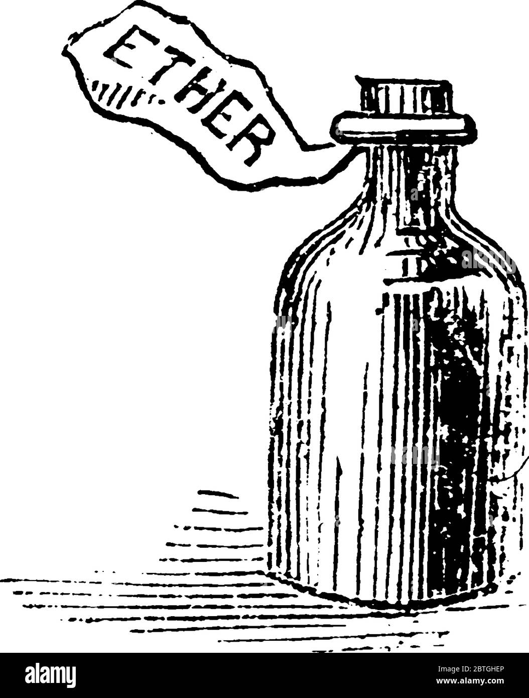 Ether bottle Stock Vector Images - Alamy