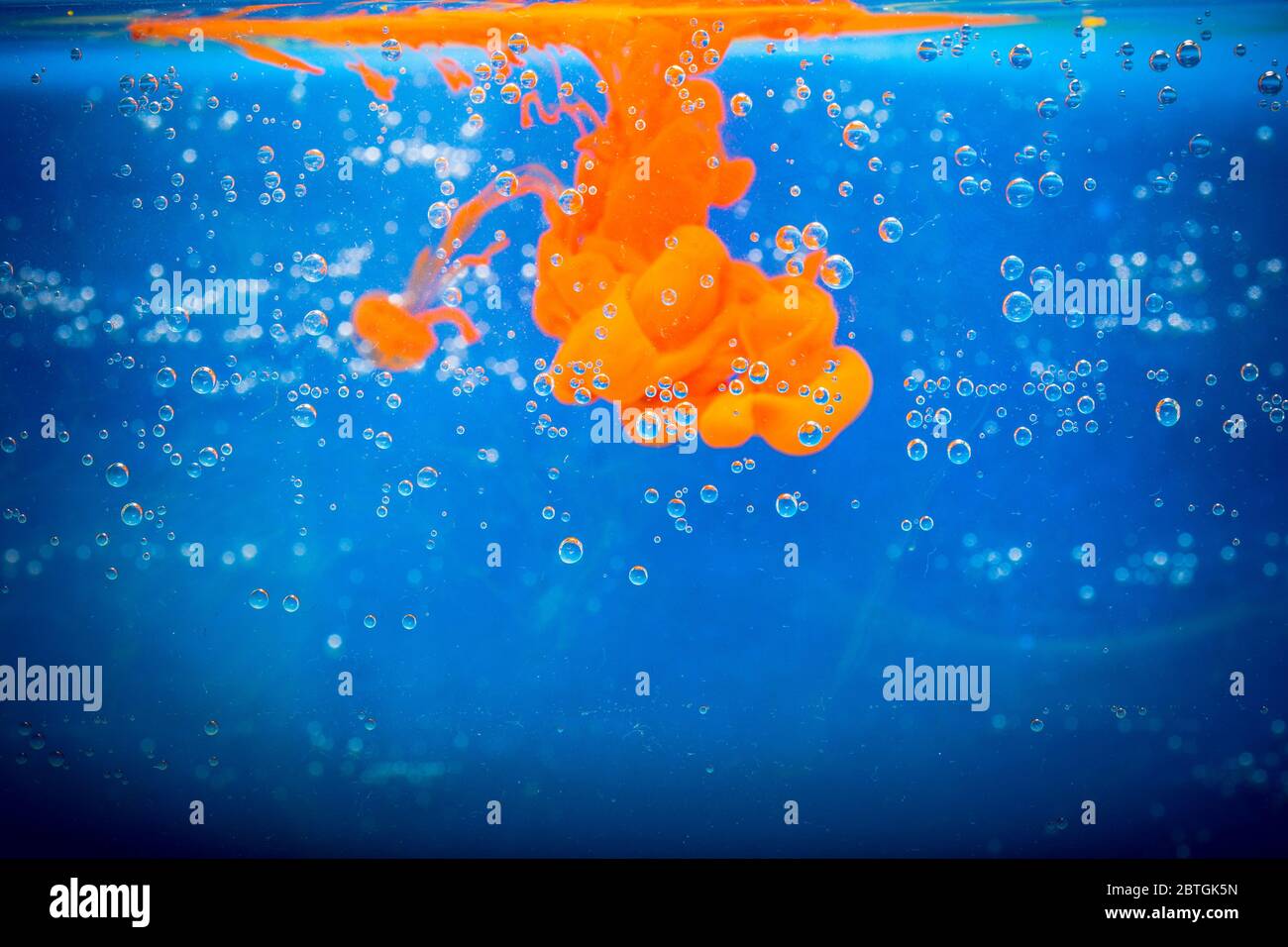 Abstract background from dense paint dissolve in water Stock Photo Alamy