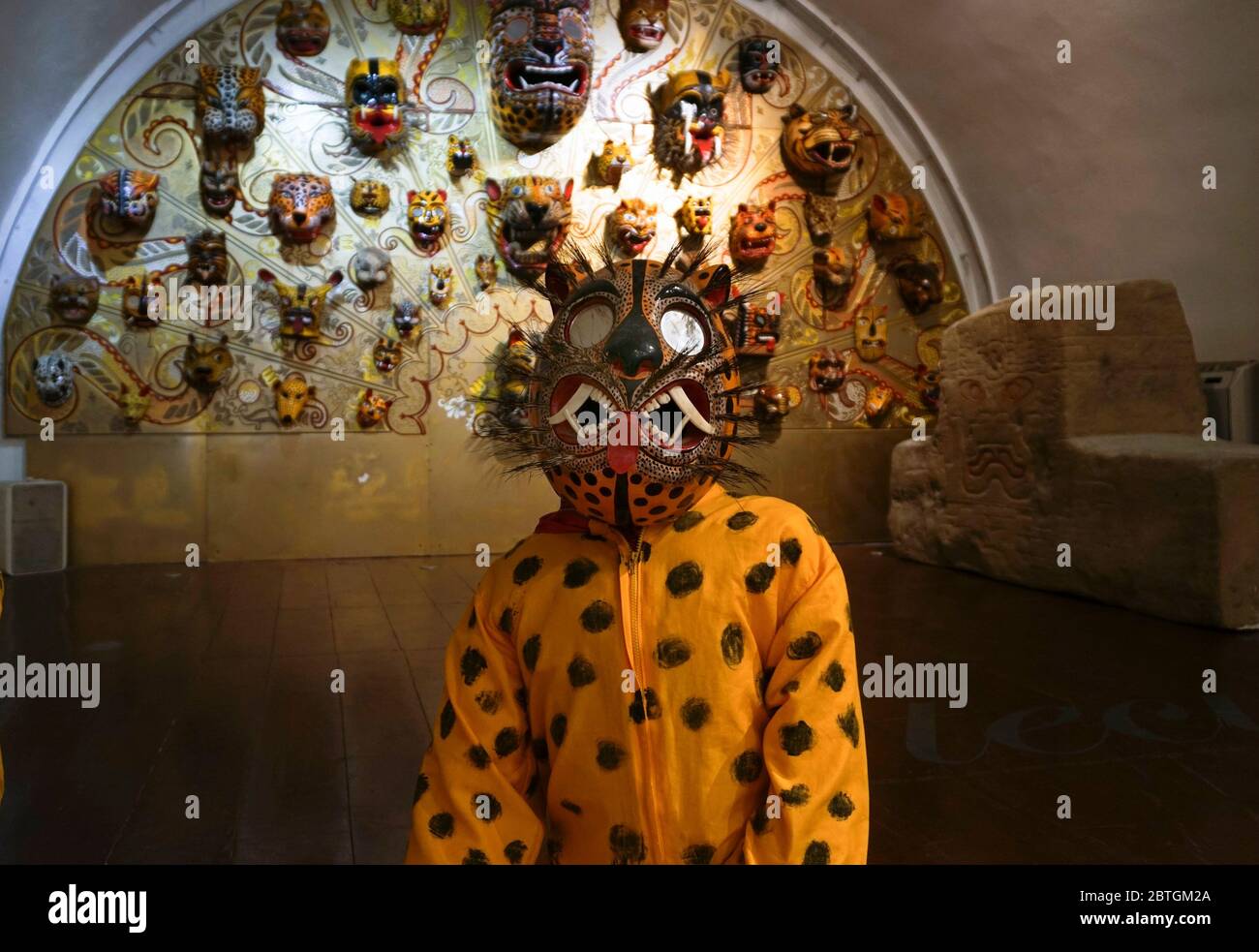Museo Historico de Acapulco ceremonial masks, San Diego Fort (El Fuerte