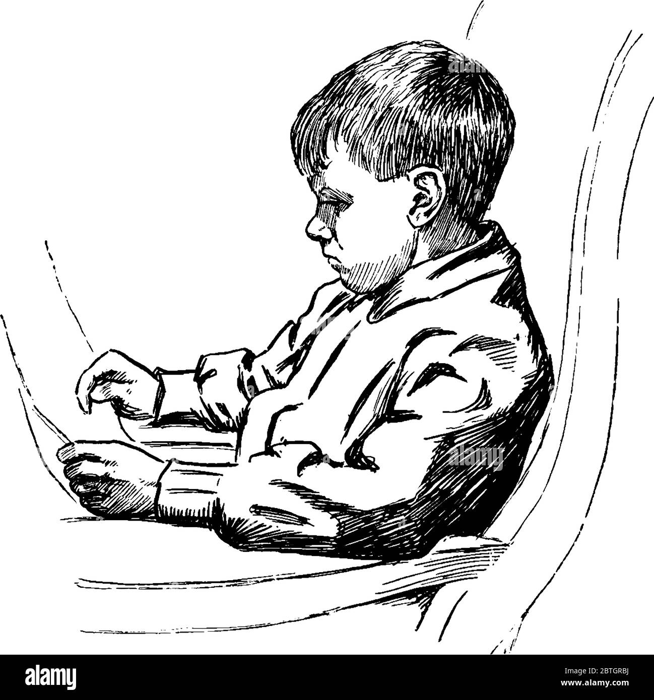 Featured image of post Boy Sitting Down Drawing