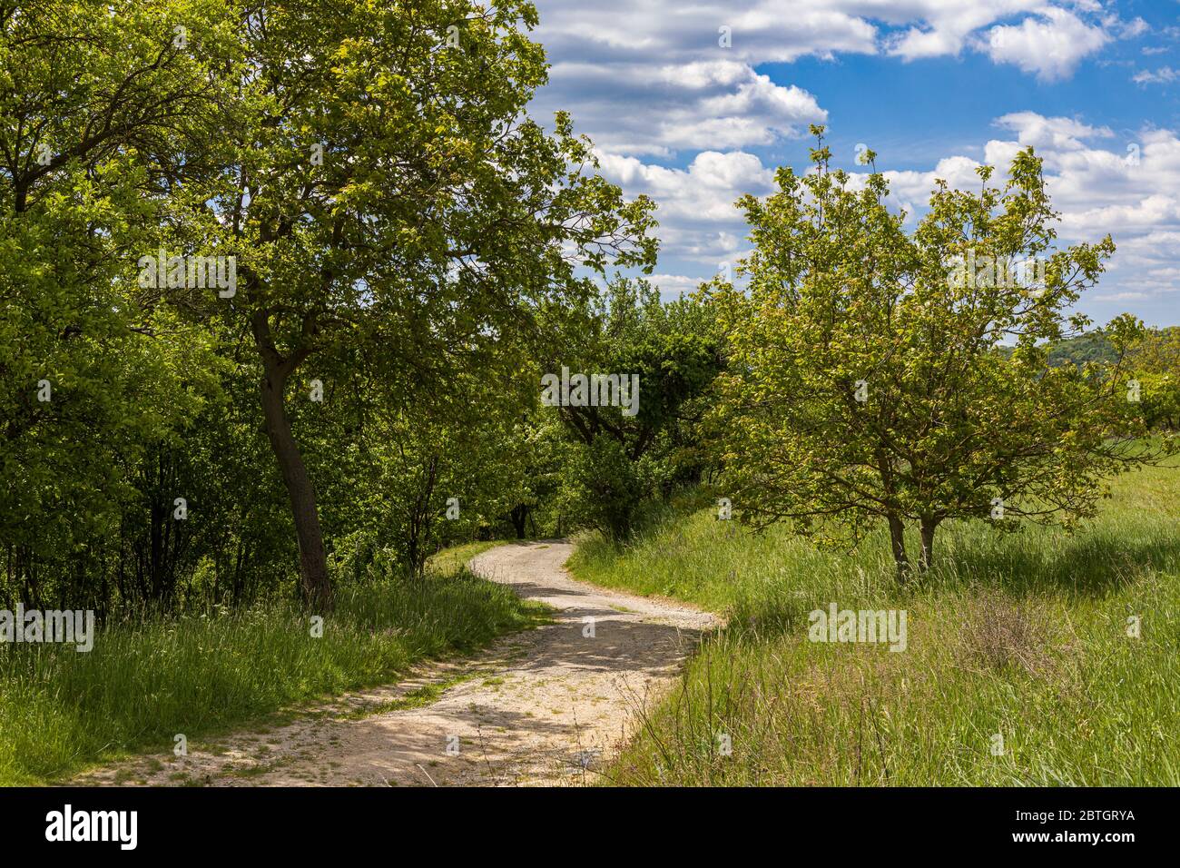 Landscape around the town of Myjava, Slovakia Stock Photo