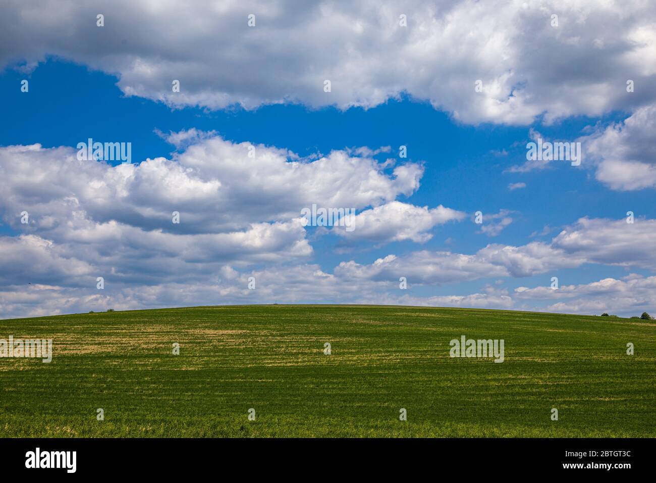 Landscape around the town of Myjava, Slovakia Stock Photo