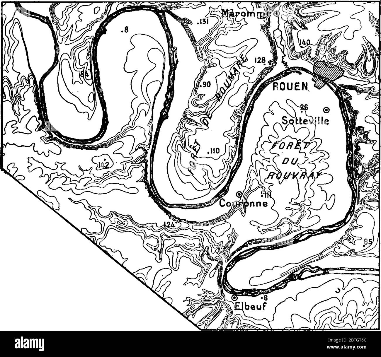 Meander stream Stock Vector Images Alamy